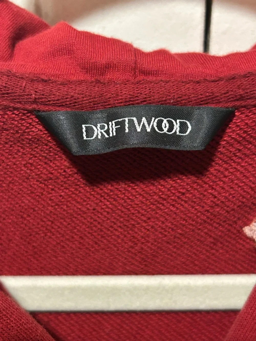 Driftwood Full zip Boho  Embroidered Hoodie , Medium - Picture 5 of 6